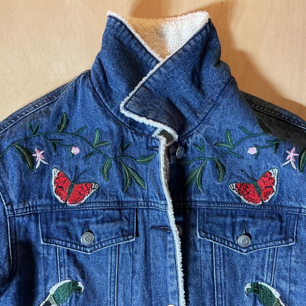 Embroidered Denim Jacket - Picture 8 of 8